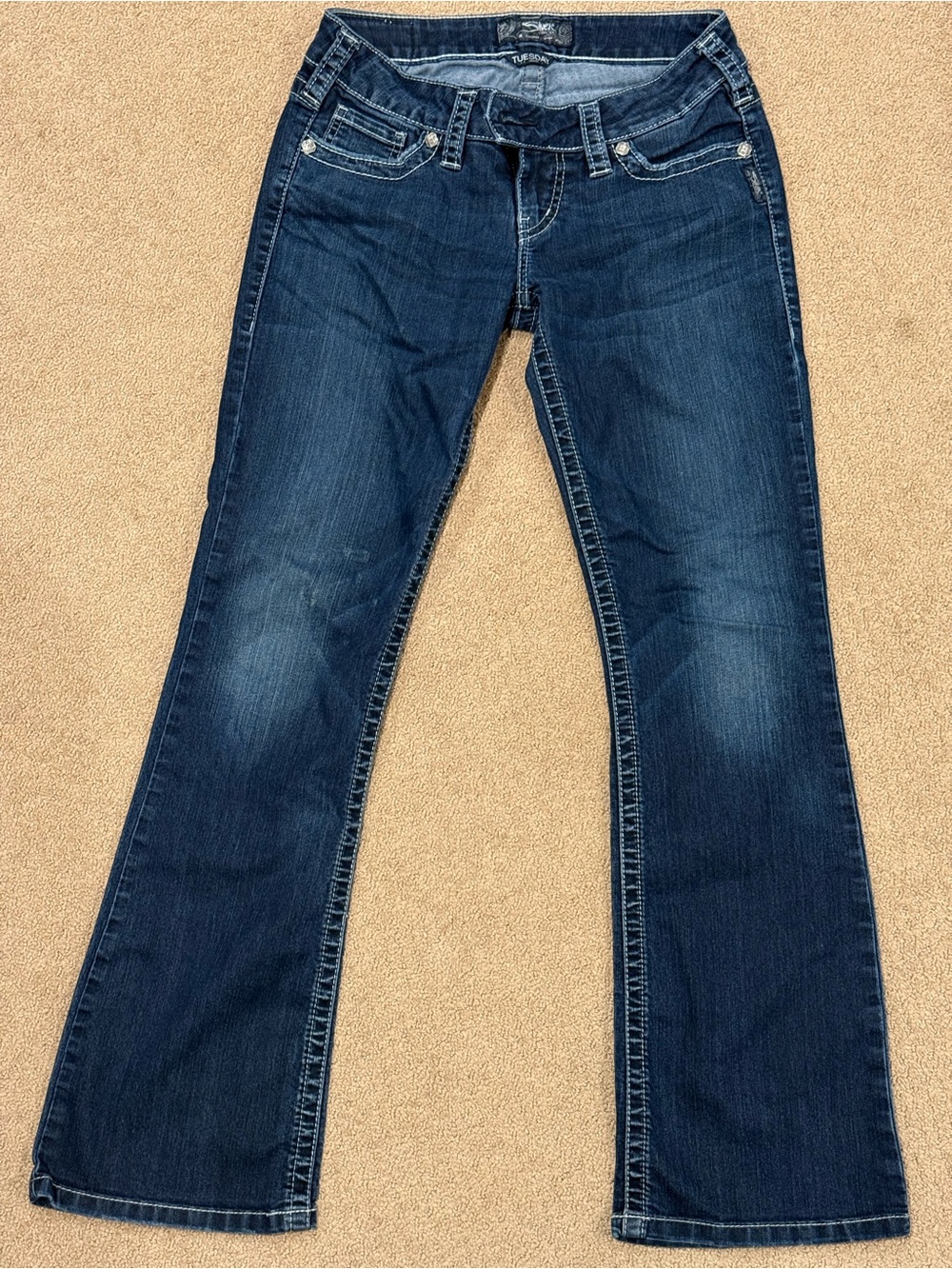 Silver Jeans Dark Blue Flare Jeans
